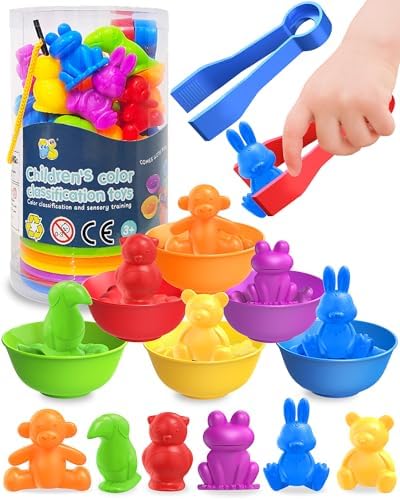 Counting Animals Montessori Toys for 3 4 5 Years Old, Learning Toys Gifts by Unknown