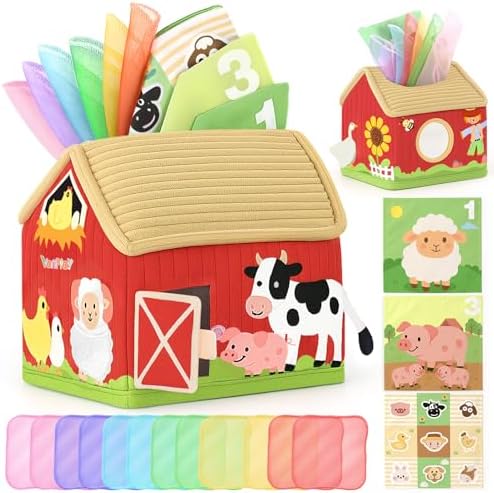 DINORUN Baby Toys 6-12 Months - Montessori Sensory Toys - Baby Gift by DINORUN
