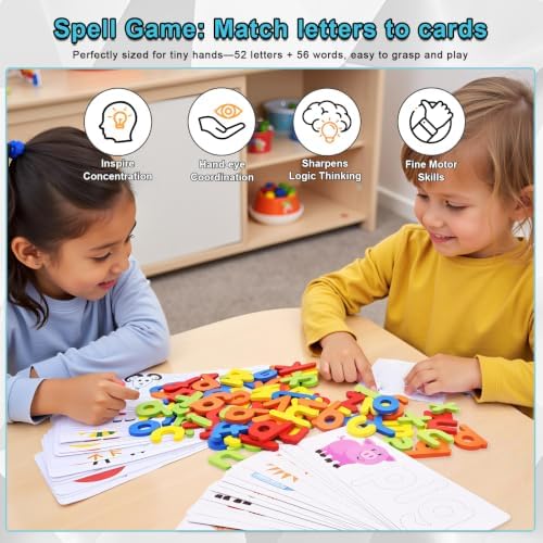 Spell Learning Toys - See & Spell Matching Letter Game for Preschool - Image 3