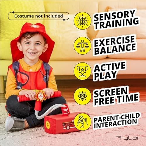 Flybar My First Foam Pogo Jumper for Kids Fun and Safe Pogo Stick for Toddlers, Durable Foam and Bungee Jumper for Ages 3 and up, Supports up to 250lbs (Red Fire) - Image 3