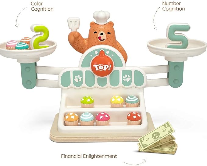 TOP BRIGHT Balance Counting Math Game, STEM Educational Toy for Ages 3-5 - Image 7