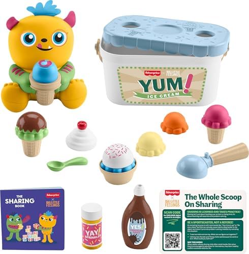 Fisher-Price Toddler Toys Big Little Feelings Sharing Kit, 18-Piece Set of Activities & Parenting Tips for Preschool Kids Ages 3 Years - Image 6