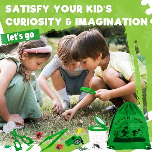 Kids Explorer Kit – Bug Catcher with Binoculars & Safari Costume Vest - Image 6