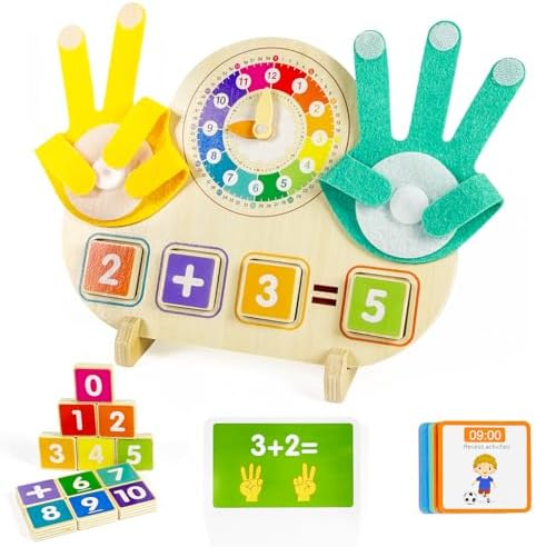 Learning Toys 3-5, Kids Math Educational Toys for Preschool Kindergarten by Unknown