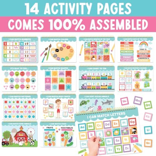 My First Busy Book Screen Free Activities for Toddlers 3-5 Activity Books - Image 3