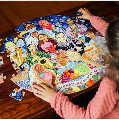 eeBoo 100 Piece Puzzle for Kids - International Women's Day Children's Puzzle Celebratory, Large Pieces for Small Hands to Develop Motor Skills - Image 4