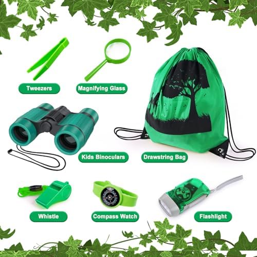 Kids Explorer Kit & Bug Catcher Kit, 7 Pcs Kids Outdoor Exploration Set - Image 3