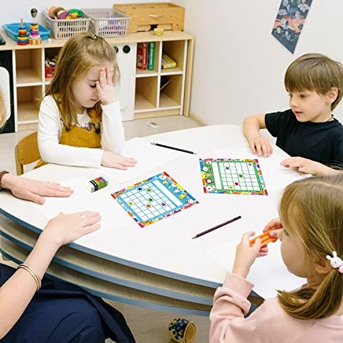REGELETO 80 Pack Classroom Incentive Chart for 2 Designs with 2400 Pieces Colorful Star Stickers for Students Classroom Teaching or Family Using - Image 4