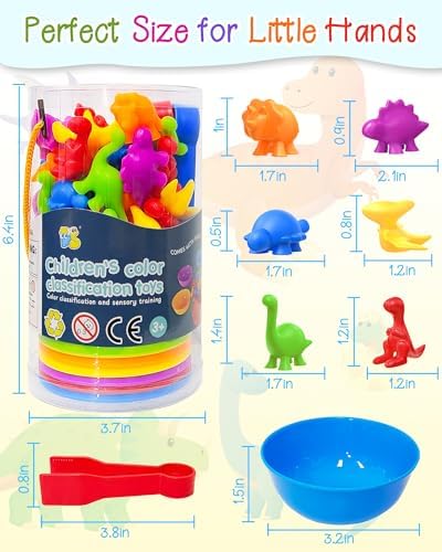 48 Pcs Counting Dinosaurs Toys for Kids 3-5, 4-8, Montessori Learning Toys - Image 6