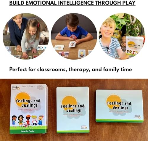 Feelings and Dealings: an Emotions and Empathy Card Game | Emotional Intelligence for Kids Ages 3–7 | SEL Activities | Educational Counseling Tool for Parents, Teachers & Therapists - Image 3