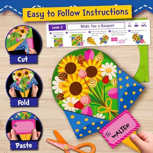 Funcils Kids Scissors Skills with Air Clay, Toddler Scissors Ages 3 4 5 6 7 - Image 6
