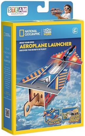 National Geographic Aircraft Launcher Steam Educational Kit by University+Games