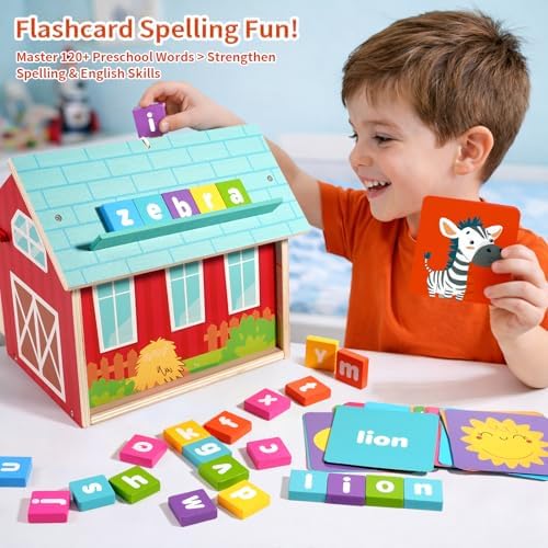 INIFEIDALA Montessori Farm Dollhouse for Toddlers 3-5 - Image 4