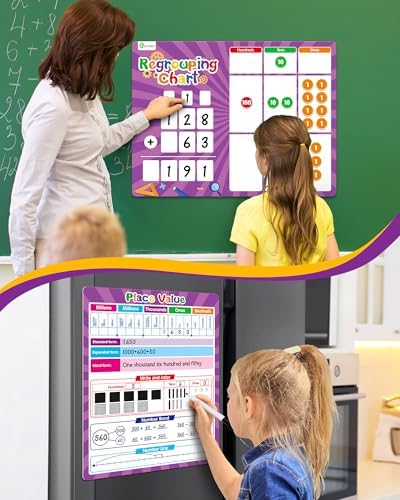 D-FantiX Magnetic Regrouping Base Ten Place Value Chart - Image 5