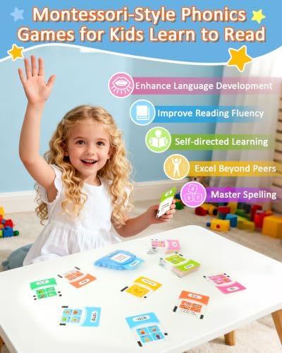 Phonics Talking Flash Cards for Kids 3-8, 532 Words, Learn to Read 2 Paths - Image 5