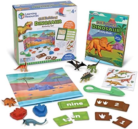 Learning Resources Skill Builders Dinosaur Activity Set by LearningResources