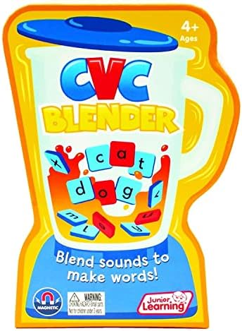 Junior Learning CVC Blender - 90 Tile Word Building Game for Kids - Image 3