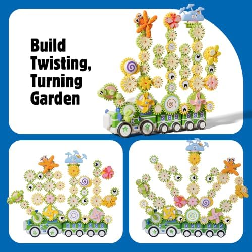 4 in 1 STEM Gear Toys for Kids Ages 3+, Educational Building Blocks, 87Pcs - Image 3