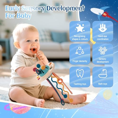 Sensory Toys for 1.5 Year Old, Montessori Toys Hanging in Stroller - Image 5