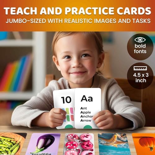 Flash Cards for Toddlers 3-5 — Learning Alphabet Flashcards for Kids 4-8 - Image 3