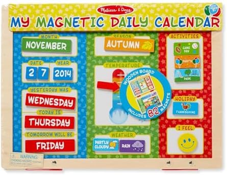 Melissa & Doug My First Daily Magnetic Calendar - Image 2