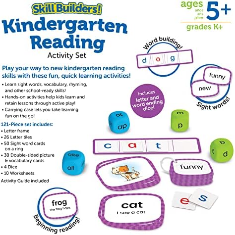 Learning Resources Skill Builders! Kindergarten Reading Activity Set - Image 6
