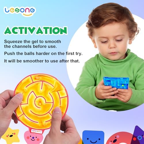 Sensory Fidget Toys for Children with Autism: Calming Gel-Filled Maze for Classroom and Home - Special Needs Sensory Toys for Kids Travel - Image 3