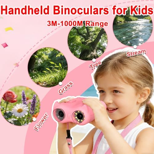 1000X Handheld Digital Microscope for Kids & Binoculars, STEM Toys, 2 in 1 - Image 3