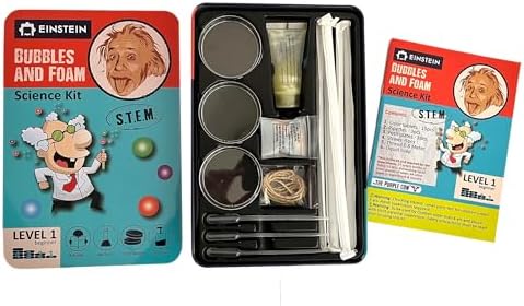 Einstein’s Bubbles and Foam LAB Science Kit for Kids. STEM for Boys & Girls Detailed Picture Guide Included. - Image 2