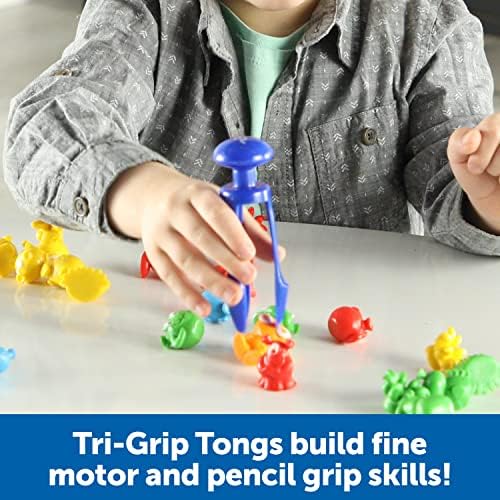 Learning Resources Grab & Sort Fine Motor Alien Counters - 37 Pieces, Ages 3+ Toddler Learning Toys, Math Counters for Kids, STEM Toys for Kids, Preschool Must Haves, Math Manipulatives - Image 3