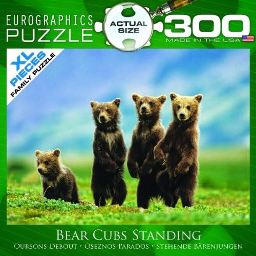 Bear Cubs Standing Puzzle, 300-Piece - Image 4