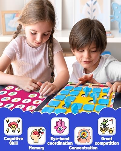 Matching Memory Game for Kids, Travel Toys Games Activities for 3-5 4-8 - Image 4