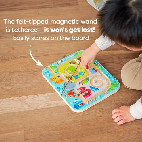 HABA Town Maze Magnetic Busy Board & Travel Toy for Toddlers Ages 2 & Up - Image 6