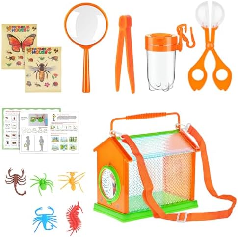 Nature Explorers Set for Ages 4-12, Includes Observation Box, Butterfly Net Catcher, Outdoor Discovery Observation Set - Image 6