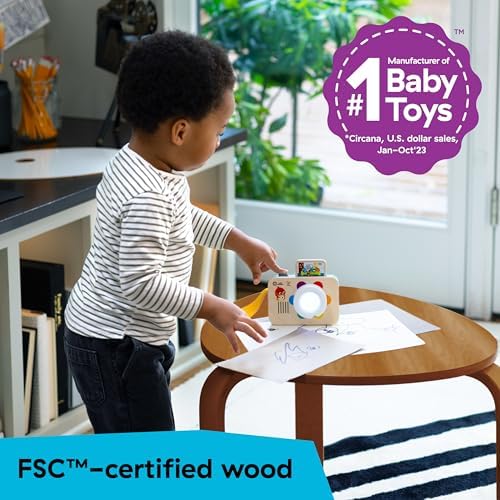 Baby Einstein + Hape Learning Lens Toy Camera for Pretend Play, Ages 6 Months and Up - Image 4