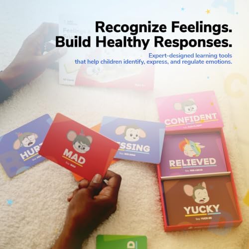 ABCmouse Emotion Cards for Kids Ages 3 to 8, 47 Feelings & Friendship Flashcards to Manage Big Emotions with Coping Strategies and Social Skills, Social-Emotional Learning Series - Image 6