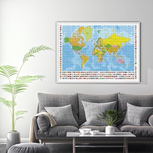 Anatolian Puzzle - World Political Map, 700 Piece Puzzle, #2703 - Image 2