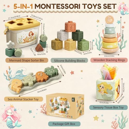 Baby Toys for 6-12 Months, Montessori Toys for 6 Month Old Gift Set - Image 2
