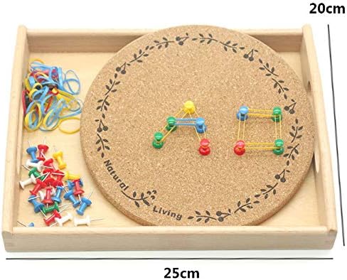 DANNI Gudong Montessori Practical Life Material Hammer and Nails Set with Wooden Tray Montessori Educational Wooden Toys for Children (1) - Image 9