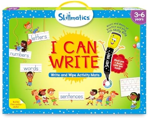 Skillmatics I Can Write – Preschool Learning Activity Book, Gift for Kids by Skillmatics