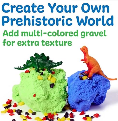 Creativity for Kids Sensory Minis Dinosaur Kit | Cloud Clay Sensory Toy for Toddlers | Squish, Scoop & Discover Dinosaur Figures | Screen Free Summer Supplies for Travel Activities (Ages 3+) - Image 4