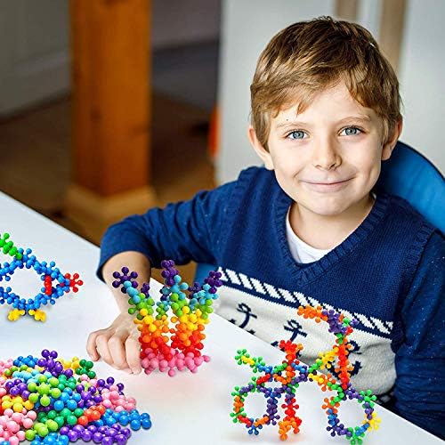 Clip Connect 100 Pieces | Diameter 1.5", Interlocking Solid Plastic Building Blocks Set Early STEM Educational Toy for Preschool Kids Boys and Girls, Promotes Fine Motor Skills & Sensory Development - Image 5