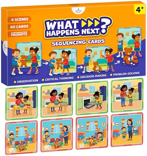 What Happens Next Game, Story Sequencing Cards for Speech Therapy Materials by CleverFoxPlay