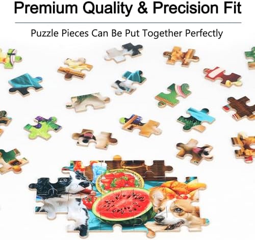 LELEMON Puzzles for Kids Ages 4-6,Dogs 100 Piece Puzzles for Kids Ages 4-8 in a Metal Box,Educational Jigsaw Puzzles 100 Piece Puzzle Games Puzzle Toys for Girls and Boys - Image 5