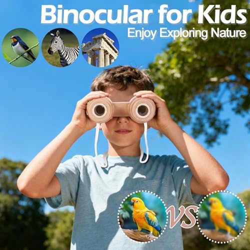 Bug Catcher Kit for Kids,11 PCS Wooden Bug Catching Kit with Butterfly Net,Magnifying Glass,Bug Habitat,Binoculars,Compass,Kids Explorer Kit for Backyard & Camping,Fun Gift for Girls Boys (11PCS) - Image 6