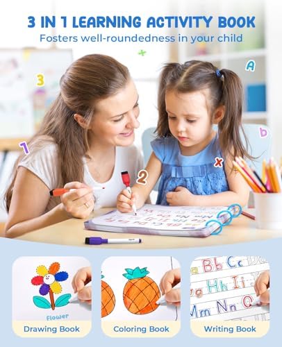 JoyCat Preschool Learning Activities 48 Reusable Pages for 3-8 - Image 4