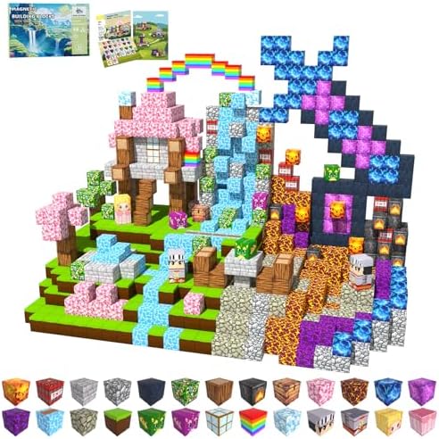 Magnetic Blocks, 150PCS Toys Building Cube Birthday Gifts for Kids by SSAWER