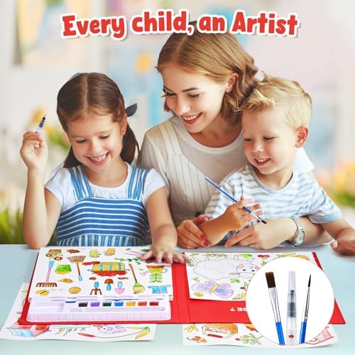 JoyCat Paint with Water Coloring Books for Toddlers (Farm) - Image 6