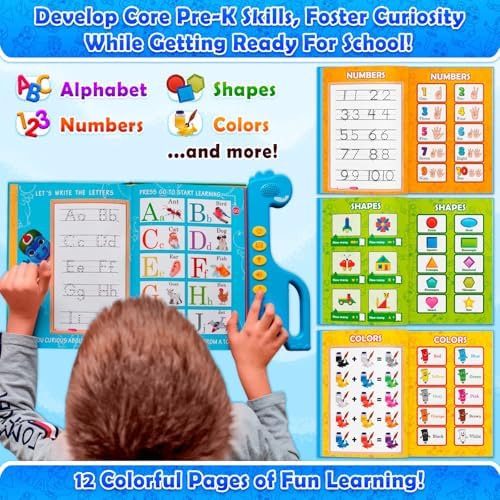 Curious 2 Learn ABC Learning for Toddlers | Learning Resources | English & Spanish Sound Book | Preschool Learning Activities | Educational Learning Toys | 4 Year Old Boy Birthday Gift - Image 6
