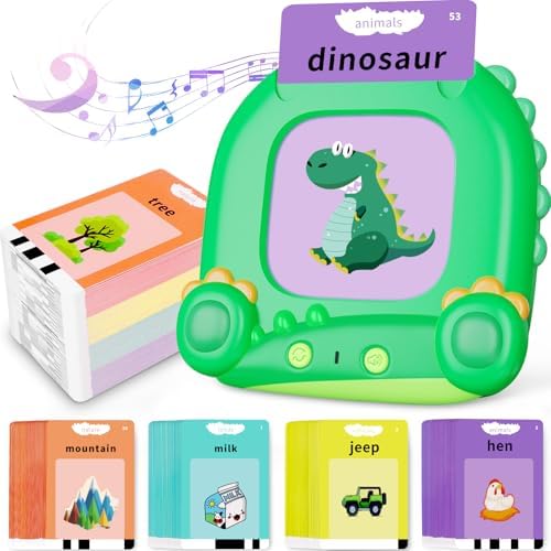 MindPal Talking Flash Cards for Toddler, Kids Learning Toys, Children's Sensory Education Speech Therapy Toys,Montessori Learning Educational Present for 3+ Year Old with 224 Sight Words by Unknown